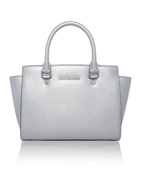 michael kors abendhandtasche silber|michael kors top handle handbags.